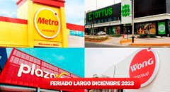 Supermercados que atienden el 8 y 9 de diciembre: ¿en que horario será por feriado largo?