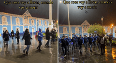 Comparsa de morenada sorprende al ensayar bajo la lluvia en Puno: “La neumonía”