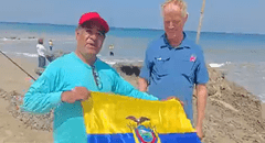 Ciudadano noruego quedó maravillado con playas norteñas y su gastronomía “súper”
