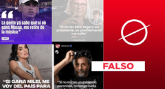 Ni Lali Espósito ni Fito Páez dijeron que se iban a ir de Argentina si ganaba Javier Milei