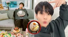 Jungkook de BTS usó su placa de Spotify como plato: ¿cuáles fueron los 7 snacks coreanos que comió?