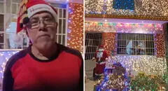 Familia arma nacimiento en la puerta de su casa desde hace 25 años: "El verdadero espíritu navideño”