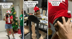 Perrito comió el pavo de Navidad, mientras su familia hacia la entrega de regalos: "Solo en Perú"