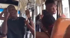 Luis Advíncula se volvió viral al protagonizar divertido video 'trabajando' como cobrador de combi