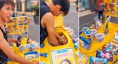 Venezolano ofrece helados en el centro de Lima con peculiar estrategia: “Eso es marketing y publicidad”