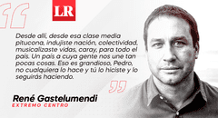Columna del adiós a Pedro, por René Gastelumendi