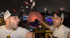 Youtuber de España celebró Año Nuevo en Perú y quedó en shock con la celebración: “Parece una guerra mundial”