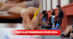 ¿Cómo calcular puntaje ponderado PAES 2024? GUÍA FÁCIL