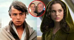 Mark Hamill se reúne con Natalie Portman y emociona a fans de 'Star Wars': "Conocí a mi madre"