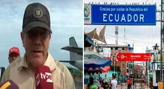 Ministro de Defensa descarta cierre de fronteras de Perú con Ecuador: "No amerita"