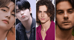 V de BTS y Soobin compiten contra Timothée Chalamet y Andrés Wiese para ser el rostro más bello 2024