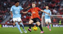 Con Renato Tapia, Celta de Vigo igualó 1-1 con Mallorca y sigue comprometido con el descenso