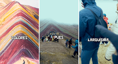 Español sorprendido por gran cantidad de turistas en Montaña de 7 Colores: “Fui en temporada equivocada”