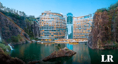 El lujoso hotel que desafía las leyes de la arquitectura: construido bajo el agua y no hacia arriba