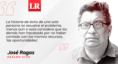 Pobres porque queremos, por José Ragas