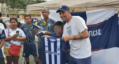 ¡Alianza Lima en Piura!: Leao Butron llegó para inaugurar academia del club que busca talentos