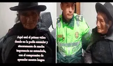 Policía le habla en quechua a adulta mayor extraviada en Perú y usuarios dicen: “Más efectivos así”