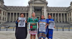 Deudos de defensores ambientales amazónicos piden justicia en Lima