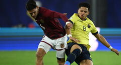 Ecuador empató 1-1 con Venezuela y es líder de su grupo en el Preolímpico Sub-23