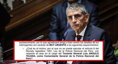 Emplazan a ministro del Interior para sustentar legalidad de cese de Jorge Angulo