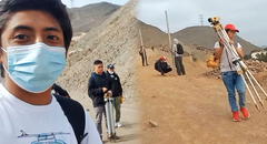 Estudiante de Ingeniería Civil muestra cómo hace prácticas en el cerro de la UNI: "A subir nomás"