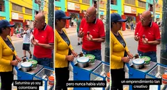 Colombiano encuentra a peruana vendiendo huevo de codorniz en Gamarra: "Emprendimiento muy creativo”