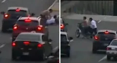 Camioneta arrolla a ladrones que huyeron con S/52.000 tras robar en Real Plaza Centro Cívico