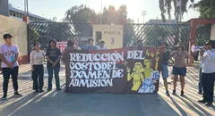 San Marcos: estudiantes protestan por incremento de costos en el examen de admisión