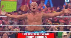 ¡Cody Rhodes ganó el Royal Rumble 2024! Venció a CM Punk e irá a WrestleMania