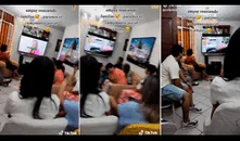 Peruanos interrumpen celebración de cumpleaños por ver el ampay de MAGALY a Christian Domínguez