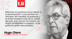 Revaluar la política, por Hugo Otero