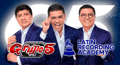 Christian Yaipén anuncia que el Grupo 5 ya es miembro de los Latin Grammy: "Muchos sueños por cumplir"