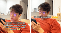 Asiático se sorprende al no entender menú de chifa peruano: "¿Es realmente chino?"