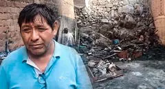 SJL: adulto mayor pierde su vivienda y equipos de costura tras voraz incendio