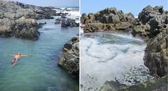 ¿Cómo llegar al 'oasis' de AGUAS CRISTALINAS y rocas que limita con 5 PISCINAS NATURALES?