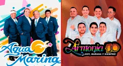 Agua Marina y Armonía 10 ofrecieron conciertos gratuitos: ¿cuándo y dónde se realizaron?
