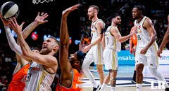 ¡Arrollador! Real Madrid venció 95-76 al Valencia y avanza a otra final de la Copa del Rey de basket