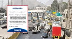 MML anuncia que es imposible realizar una ruta alterna a la vía concesionada por Rutas de Lima