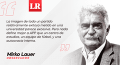 ¿A qué se dedican los partidos?, por Mirko Lauer