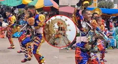 Danzante es viral tras bailar junto con su menor hija en la Candelaria y dicen: “No hay excusas”
