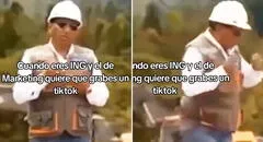 Ingeniero peruano se molesta en plena grabación de comercial: “Que salga como sea, yo no soy actor”