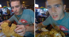 Español quedó impactado al probar pollo broaster en el Perú: “Lo mejor que he comido en mi vida”