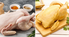 ¿Pollos blancos o amarillos? Conoce en qué se diferencian y cuál sería más saludable