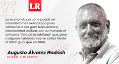 Milei debería aprender del éxito peruano, por Augusto Álvarez Rodrich