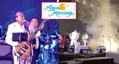 Agua Marina detuvo concierto en vivo tras cortocircuito en la pantalla led: así reaccionó 'Pepe' Quiroga