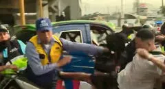 SJL: mototaxistas informales agreden a fiscalizadores y serenos durante operativo