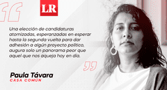 Atomizados no, por favor, por Paula Távara