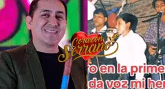 Edwin Guerrero de Corazón Serrano comparte fotos inéditas de sus inicios: "Yo en la primera voz"