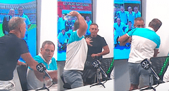 Julinho y Bruno Cavassa se 'pelean' en pleno debate sobre el debut de Paolo Guerrero en Liga 1