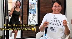 Mujer firmó su divorcio y su familia le realizó una fiesta: “¡Bienvenida a la soltería!”